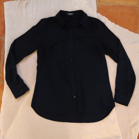 Express The City Shirt Button Down Long Sleeve - Picture 4 of 9